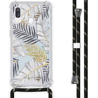 imoshion Design Hülle mit Band für das Samsung Galaxy A40 - Glamour Botanic
