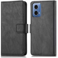 imoshion Luxuriöse Klapphülle Motorola Moto G34 - Schwarz
