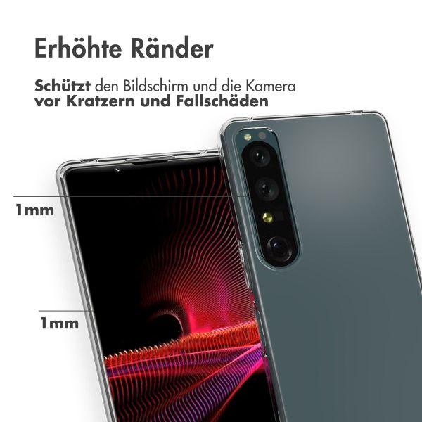 Accezz TPU Clear Cover für das Sony Xperia 1 IV - Transparent