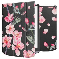 imoshion Design Trifold Hard Case Sleepcover für das Pocketbook InkPad X Pro - Blossom