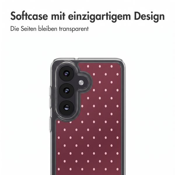 imoshion Design Hülle Samsung Galaxy S27 / S26 - Polka Dot Bordeaux