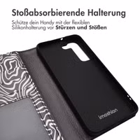 imoshion Design Klapphülle Samsung Galaxy S22 - Black And White