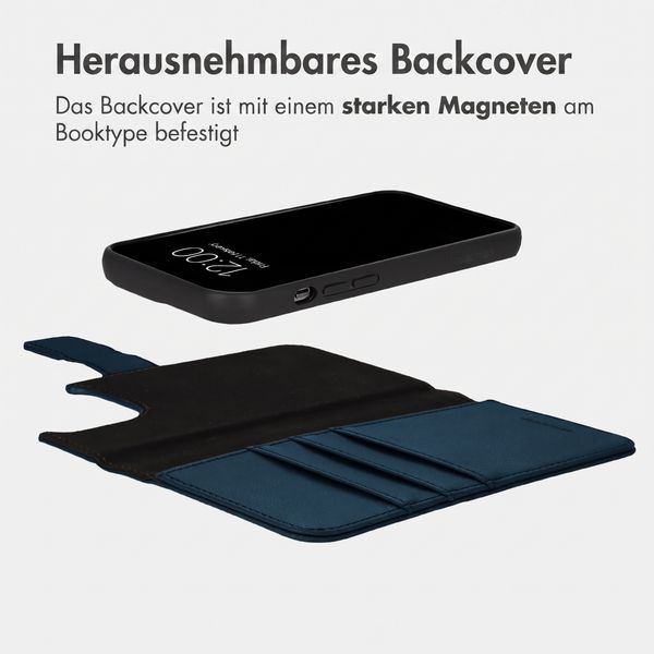 imoshion Herausnehmbare 2-in-1 Luxus-Bookcase Apple iPhone 13 Pro - Blau