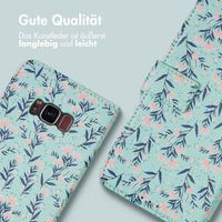 imoshion Design Klapphülle Samsung Galaxy S8 - Blue Flowers