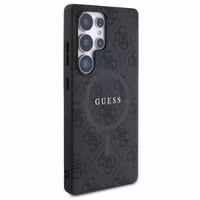 Guess Classic 4G Logo Backcover MagSafe Samsung Galaxy S25 Ultra - Schwarz