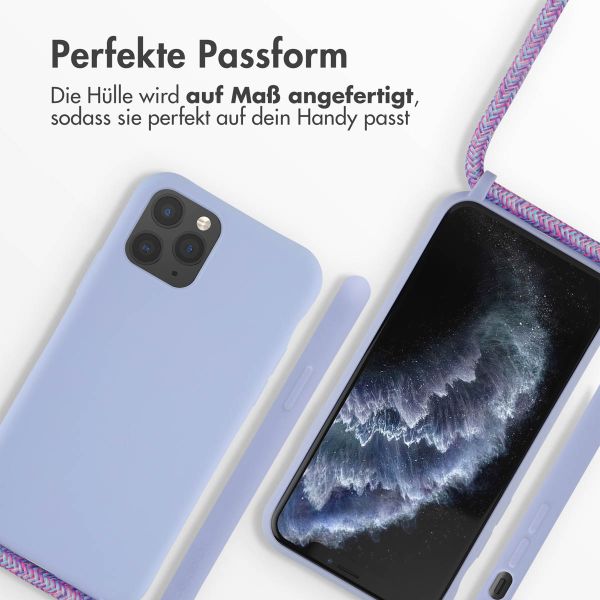 imoshion SilikonHülle mit Band Apple iPhone 11 Pro - Violett