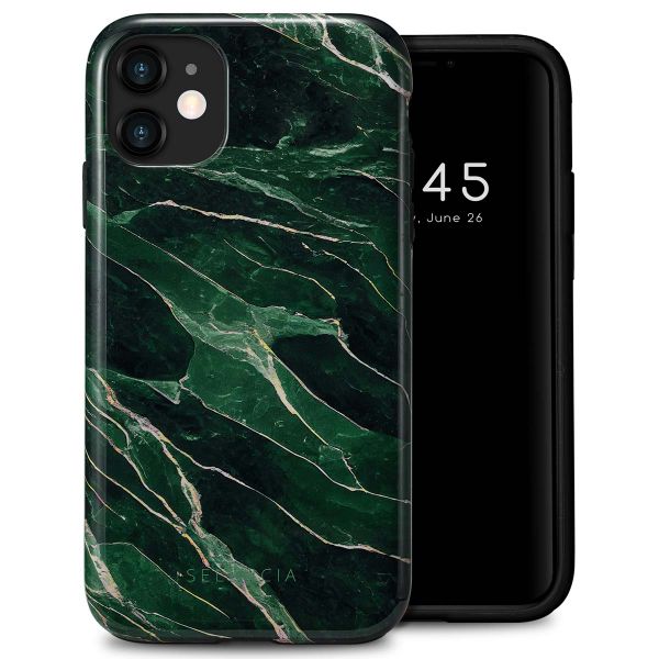 Selencia Vivid Tough Back Cover für das iPhone 11 - Chic Marble Quartz