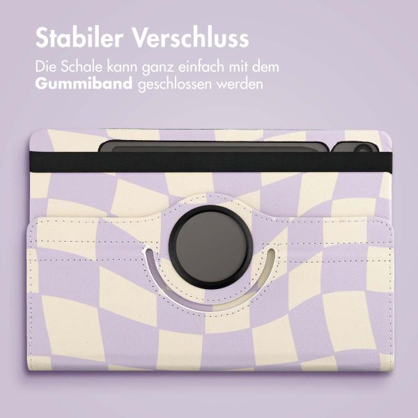 imoshion 360° drehbare Design Klapphülle Samsung Galaxy Tab S10 Lite / S10 FE / S9 FE - Dancing Cubes