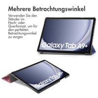 imoshion Design Trifold Klapphülle für das Samsung Galaxy Tab A9 Plus - Space