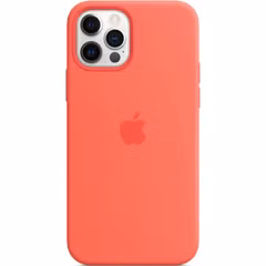 Apple Silikon-Case MagSafe Apple iPhone 12 (Pro) - Pink Citrus
