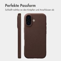 imoshion Texture Backcover Apple iPhone 16 - Dunkelbraun