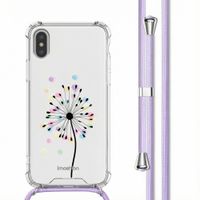 imoshion Design Hülle mit Band Apple iPhone X / Xs - Sandstone Dandelion