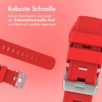 imoshion Flexibles Silikonarmband - Universeller 22-mm-Anschluss - Rot