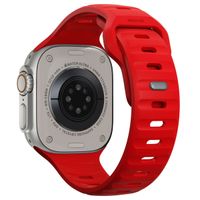 Nomad Sport Band FKM für die Apple Watch Series 1-10 / SE / Ultra (2) - 42/44/45/46/49 mm - Night Watch Red