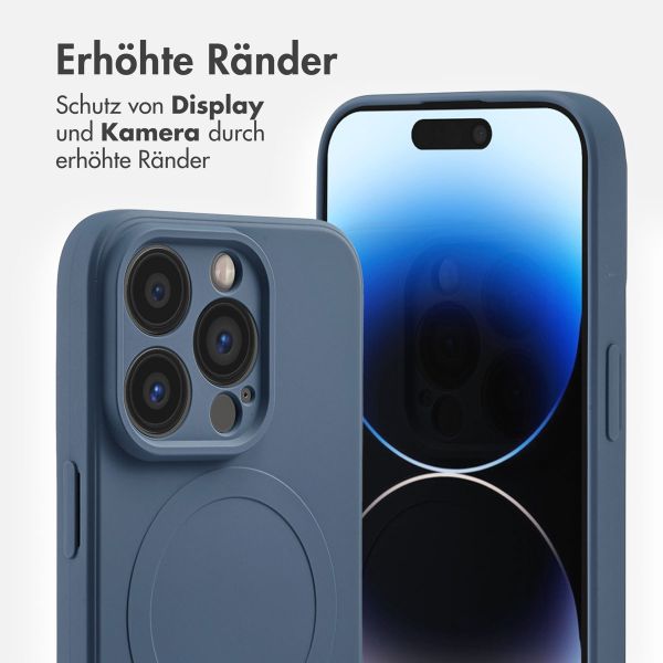imoshion Color Back Cover mit MagSafe Apple iPhone 14 Pro - Dunkelblau