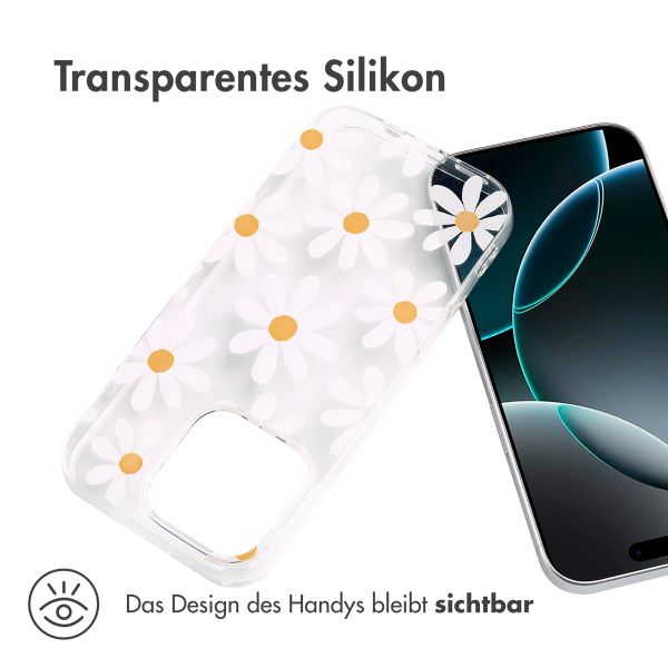 imoshion Design Hülle für das iPhone 16 Pro - Daisy flower