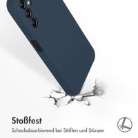 Accezz Liquid Silikoncase für das Samsung Galaxy A14 (5G) - Dunkelblau