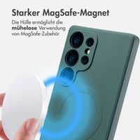 imoshion Color Back Cover mit MagSafe für das Samsung Galaxy S25 Ultra - Dunkelgrün