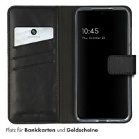 Selencia Echtleder Klapphülle Samsung Galaxy S23 - Schwarz