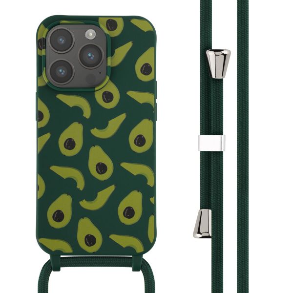 imoshion Silikonhülle design mit Band für das iPhone 14 Pro - Avocado Green