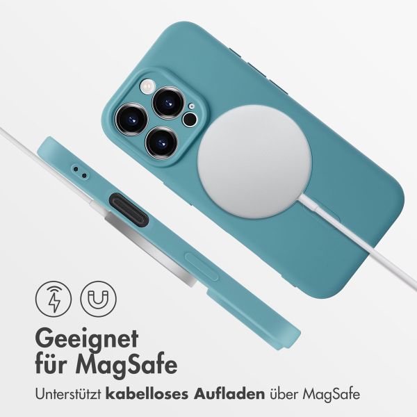 imoshion Color Back Cover mit MagSafe Apple iPhone 16 Pro - Smoke Green