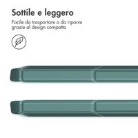 imoshion Trifold Hardcase Klapphülle Samsung Galaxy Tab S9 11.0 Zoll - Grün