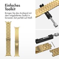 imoshion Edelstahlarmband für das  Samsung Galaxy Watch 8 (40/44mm) / Classic (46mm) - Gold