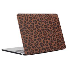 Selencia Sabi Laptop Cover Leopardenmuster Apple MacBook Air 15 Zoll (2023 / 2024 M3 chip / 2025 M4 chip) - Mocha Brown