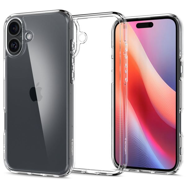 Spigen Ultra Hybrid™ Case für das iPhone 16 - Crystal Clear