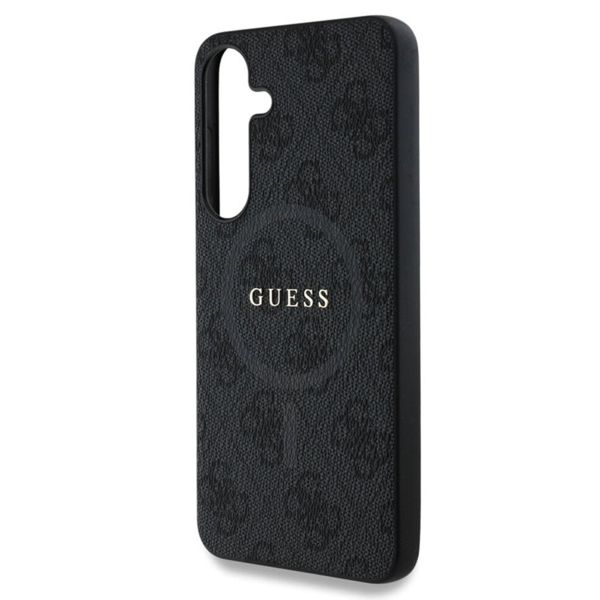 Guess Classic 4G Logo Backcover MagSafe Samsung Galaxy S25 Plus - Schwarz