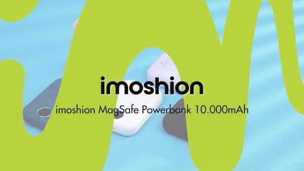 imoshion MagSafe Powerbank - 10.000 mAh - Kabellose Powerbank - Rosa