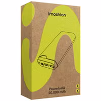 imoshion Powerbank - 20.000 mAh - Schnelles Aufladen und Power Delivery - Blau