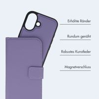 imoshion Herausnehmbare 2-in-1 Luxus-Bookcase Apple iPhone 16 - Violett