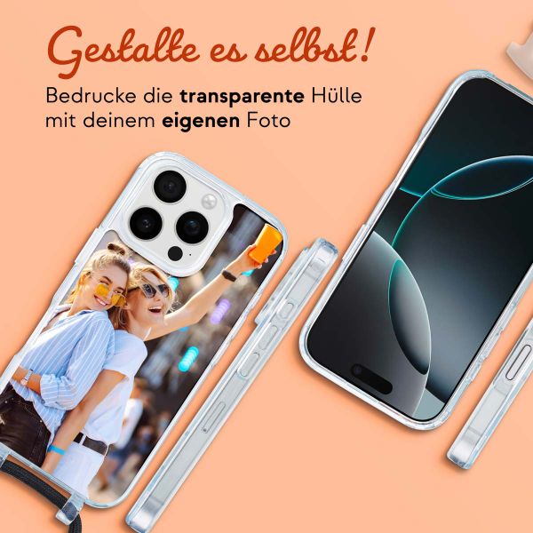 Gestalte deine eigene MagSafe Hülle mit abnehmbarem Band Apple iPhone 16 Pro - Transparent