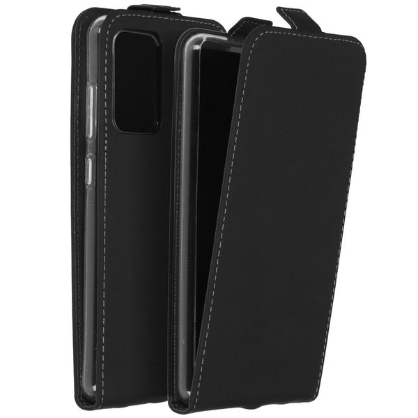 Accezz Flip Case für das Samsung Galaxy A72 - Schwarz