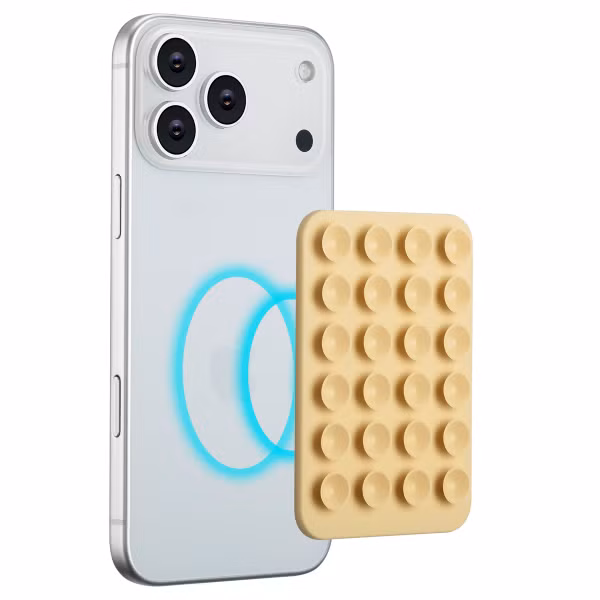 Selencia MagSafe-Saugnapf-Handyhalterung - Butter Yellow