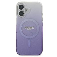 Guess MagSafe IML Glitter Gradient Case für das iPhone 16 - Purple