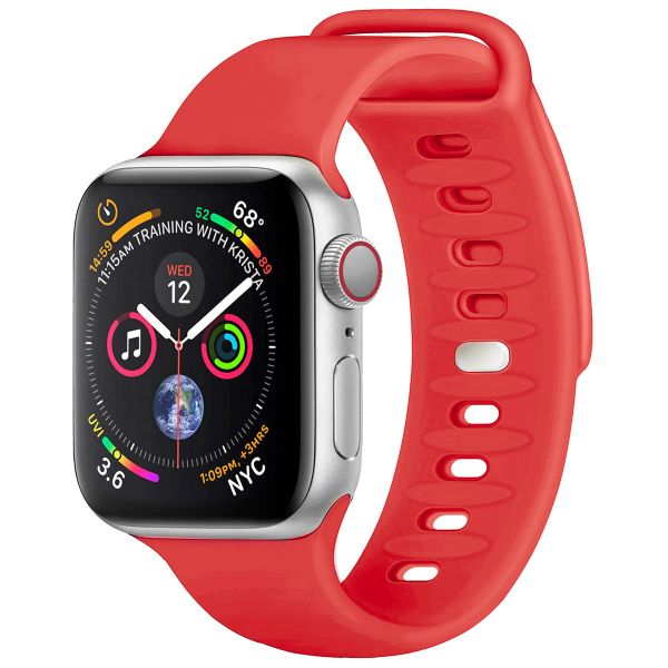 imoshion Silikonband für das Apple Watch Series 1-9 / SE - 38/40/41 mm / Series 10 - 42 mm - Rot