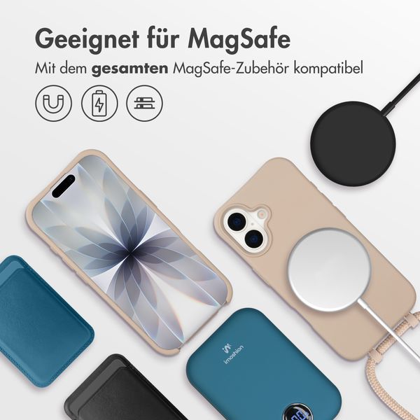 imoshion Color Backcover mit abnehmbarem Handykette und MagSafe Apple iPhone 17 - Nude