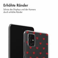 imoshion Design Hülle Samsung Galaxy A51 - Red Hearts