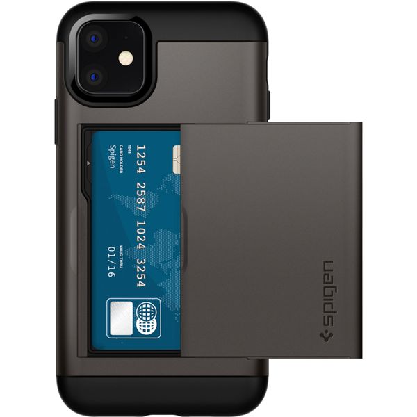 Spigen Slim Armor CS Case Grau für das iPhone 11