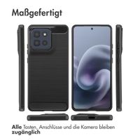 imoshion Brushed Back Cover Motorola Moto G86 - Schwarz