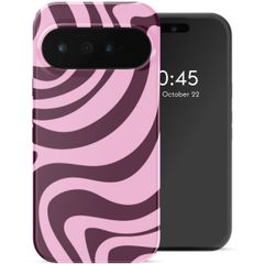 Selencia Vivid Rückabdeckung mit MagSafe Google Pixel 11 Pro - Wavy Swirl Pink Plum