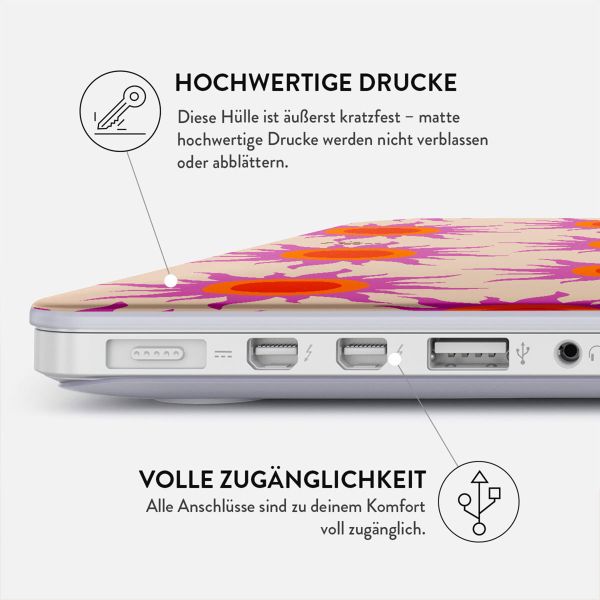 Burga Hardshell Hülle Apple MacBook Pro 13 Zoll (2020 / 2022) - Sunset Glow