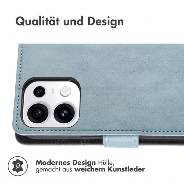 imoshion Luxuriöse Klapphülle Oppo Reno 16 / 16 Pro - Hellblau