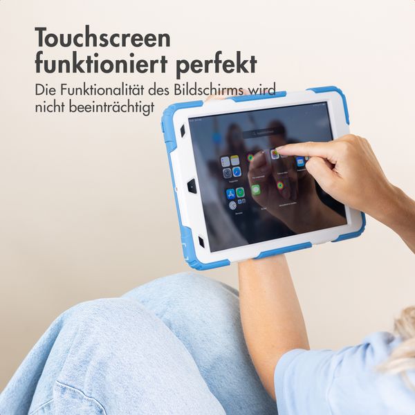 imoshion Rugged Kindersicher Schutzhülle Apple iPad 9 (2021) 10.2 Zoll / iPad 8 (2020) 10.2 Zoll / iPad 7 (2019) 10.2 Zoll - Blau