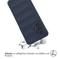 imoshion EasyGrip Back Cover für das Samsung Galaxy A33 - Dunkelblau