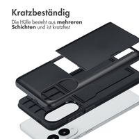 imoshion Backcover mit Kartenfach Samsung Galaxy S25 Edge - Schwarz