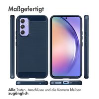 imoshion Brushed Back Cover Samsung Galaxy A54 (5G) - Dunkelblau