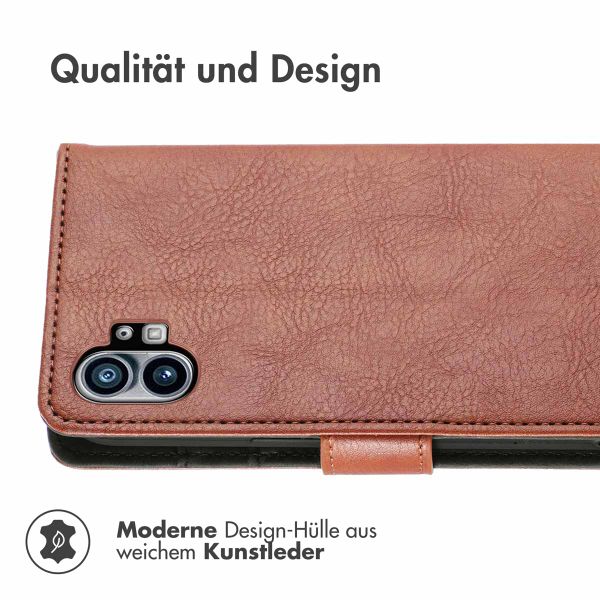 imoshion Luxuriöse Klapphülle für das Nothing Phone (1) - Braun